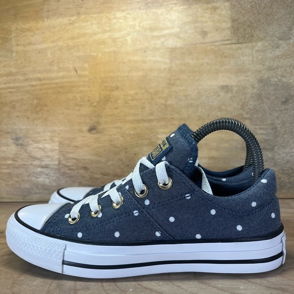 Converse Chuck Taylor Madison OX Womens Size 6 Shoes Sneakers Navy Gold 560688C - Picture 3 of 8